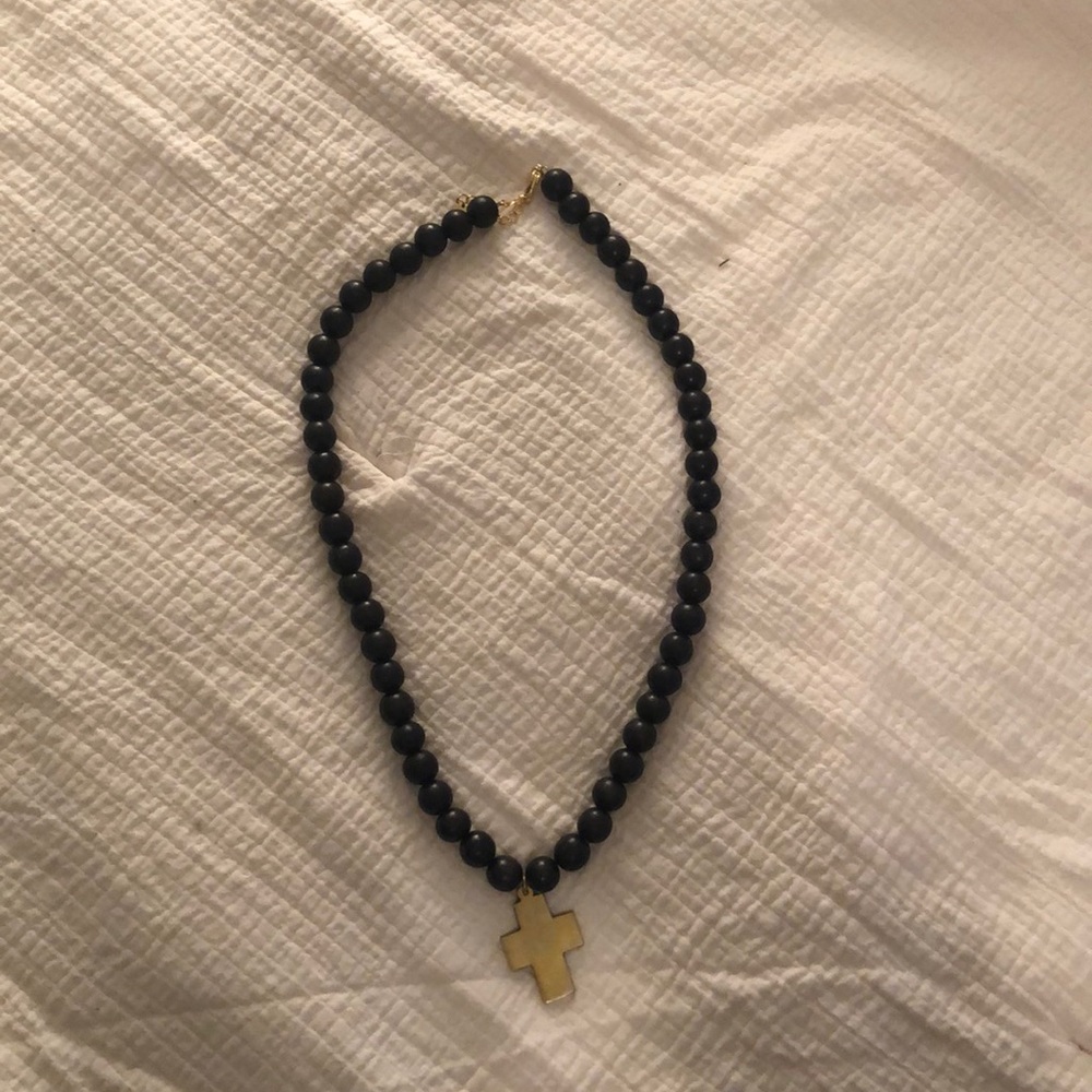 Headed Cross Necklace